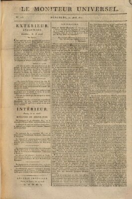 Le moniteur universel Mittwoch 22. April 1812