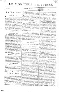 Le moniteur universel Donnerstag 1. Juli 1813