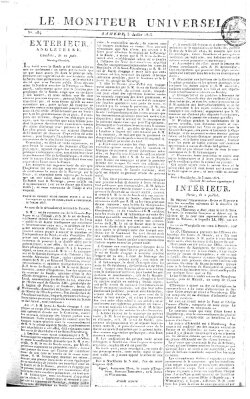 Le moniteur universel Samstag 3. Juli 1813