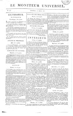 Le moniteur universel Montag 12. Juli 1813