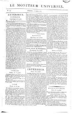 Le moniteur universel Dienstag 13. Juli 1813