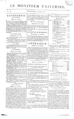 Le moniteur universel Freitag 16. Juli 1813