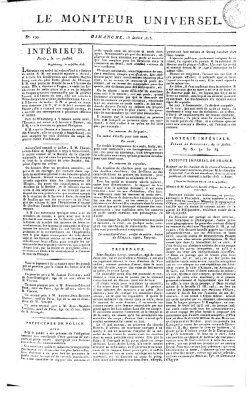 Le moniteur universel Sonntag 18. Juli 1813