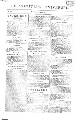 Le moniteur universel Dienstag 20. Juli 1813