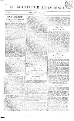 Le moniteur universel Samstag 24. Juli 1813