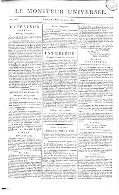 Le moniteur universel Sonntag 25. Juli 1813