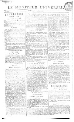 Le moniteur universel Samstag 31. Juli 1813