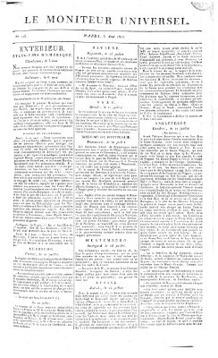 Le moniteur universel Dienstag 3. August 1813