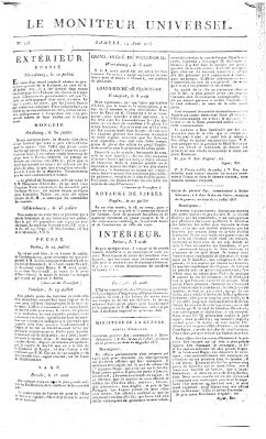 Le moniteur universel Samstag 14. August 1813