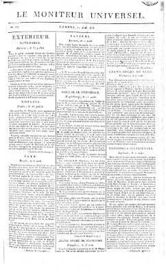 Le moniteur universel Samstag 21. August 1813