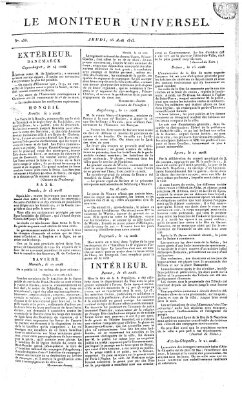 Le moniteur universel Donnerstag 26. August 1813