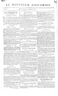 Le moniteur universel Mittwoch 1. September 1813