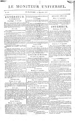 Le moniteur universel Sonntag 12. September 1813