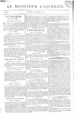 Le moniteur universel Montag 13. September 1813