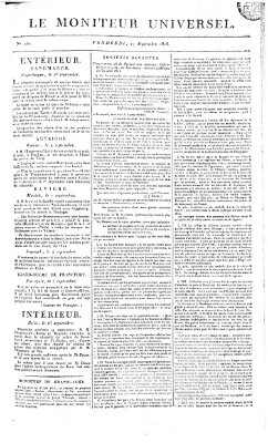 Le moniteur universel Freitag 17. September 1813