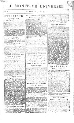 Le moniteur universel Samstag 18. September 1813