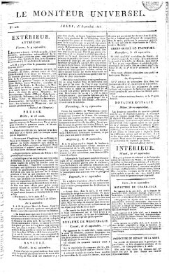 Le moniteur universel Donnerstag 23. September 1813