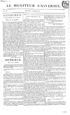 Le moniteur universel Dienstag 5. Oktober 1813