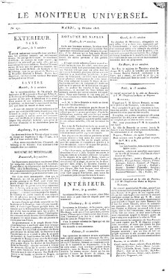 Le moniteur universel Dienstag 19. Oktober 1813