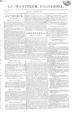 Le moniteur universel Donnerstag 28. Oktober 1813