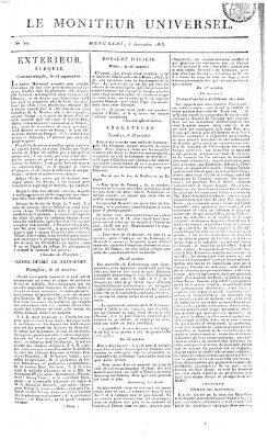 Le moniteur universel Mittwoch 3. November 1813