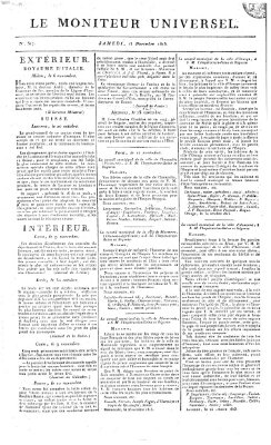 Le moniteur universel Samstag 13. November 1813