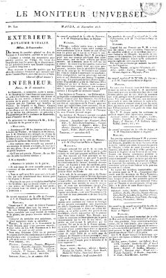 Le moniteur universel Dienstag 16. November 1813