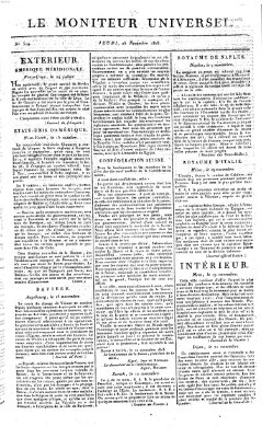 Le moniteur universel Donnerstag 25. November 1813