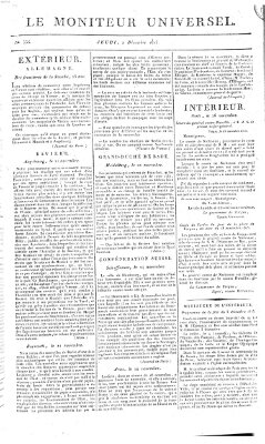 Le moniteur universel Donnerstag 2. Dezember 1813