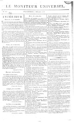 Le moniteur universel Freitag 3. Dezember 1813