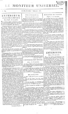 Le moniteur universel Sonntag 5. Dezember 1813