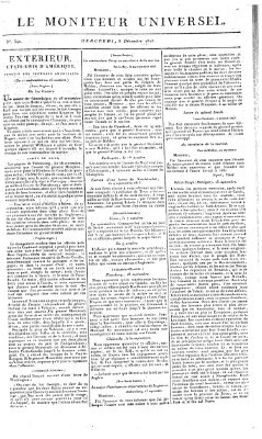 Le moniteur universel Mittwoch 8. Dezember 1813