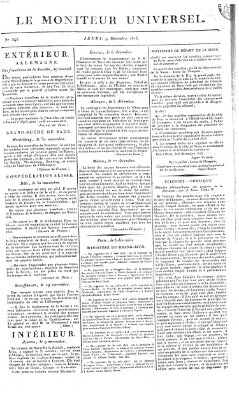 Le moniteur universel Donnerstag 9. Dezember 1813