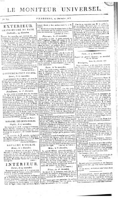 Le moniteur universel Freitag 10. Dezember 1813