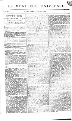 Le moniteur universel Freitag 17. Dezember 1813