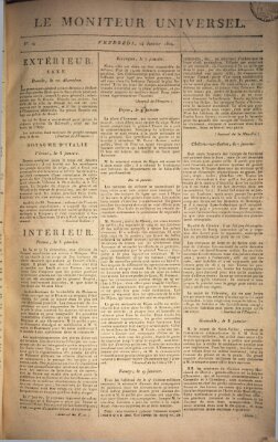 Le moniteur universel Freitag 14. Januar 1814