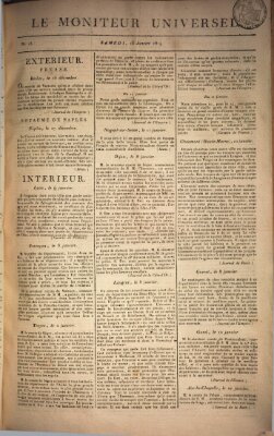 Le moniteur universel Samstag 15. Januar 1814