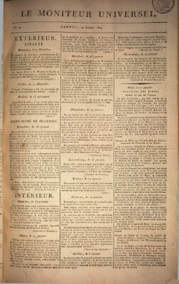 Le moniteur universel Samstag 22. Januar 1814