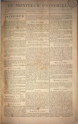 Le moniteur universel Mittwoch 26. Januar 1814