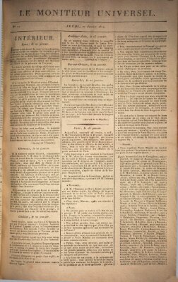 Le moniteur universel Donnerstag 27. Januar 1814