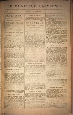 Le moniteur universel Dienstag 1. Februar 1814