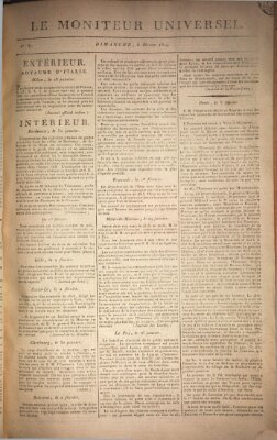 Le moniteur universel Sonntag 6. Februar 1814