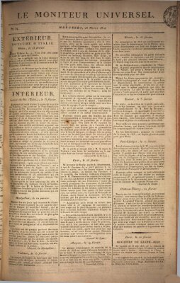 Le moniteur universel Mittwoch 23. Februar 1814