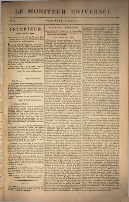 Le moniteur universel Freitag 1. April 1814