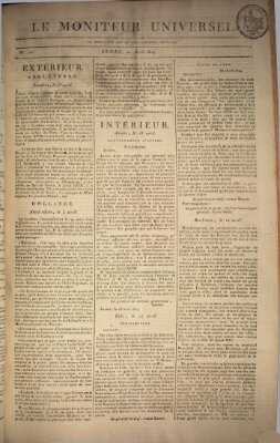 Le moniteur universel Donnerstag 21. April 1814