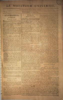 Le moniteur universel Mittwoch 27. April 1814