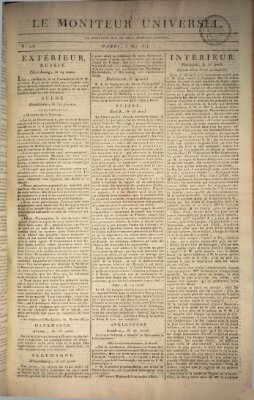 Le moniteur universel Dienstag 3. Mai 1814