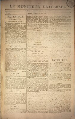 Le moniteur universel Mittwoch 11. Mai 1814