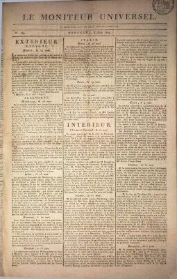 Le moniteur universel Mittwoch 8. Juni 1814