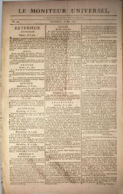 Le moniteur universel Samstag 18. Juni 1814